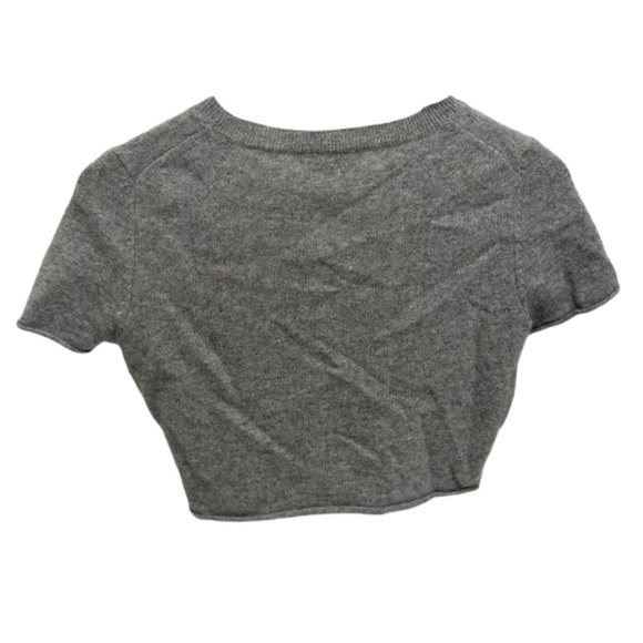 The Perfext Grey Cashmere Crop Top Tank Top - Picture 3 of 4